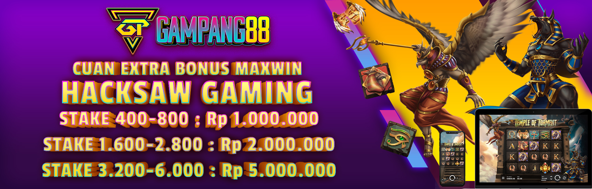 CUAN EXTRA BONUS MAXWIN HACKSAW GAMING