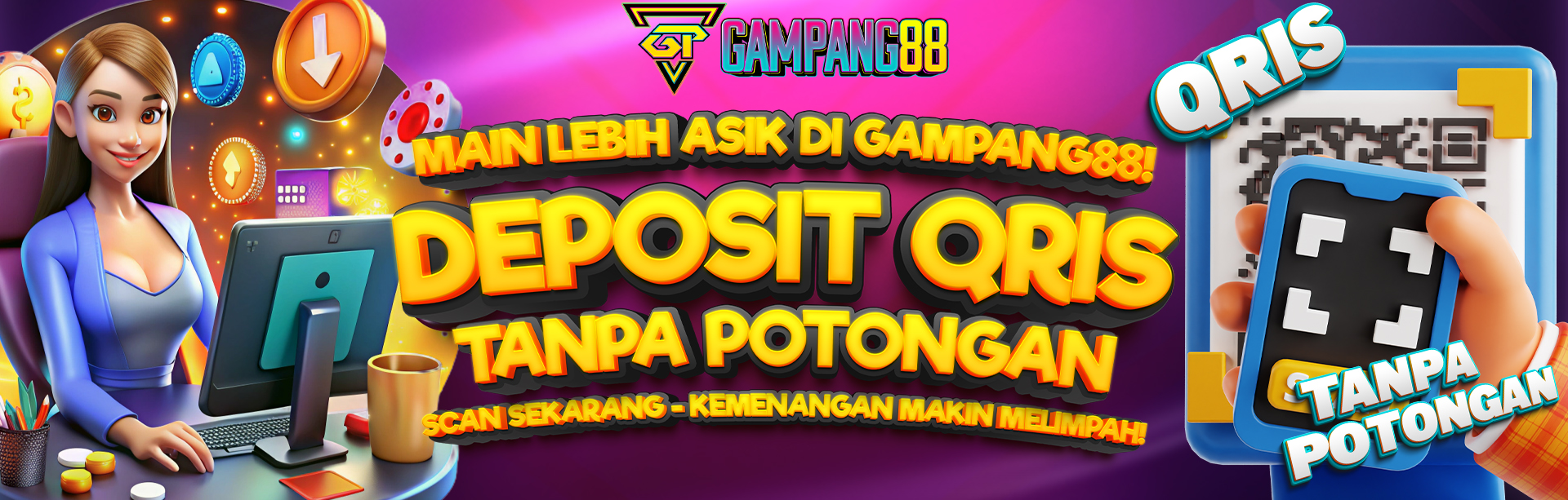 DEPOSIT QRIS SEKARANG ! SALDO MASUK TANPA POTONGAN !