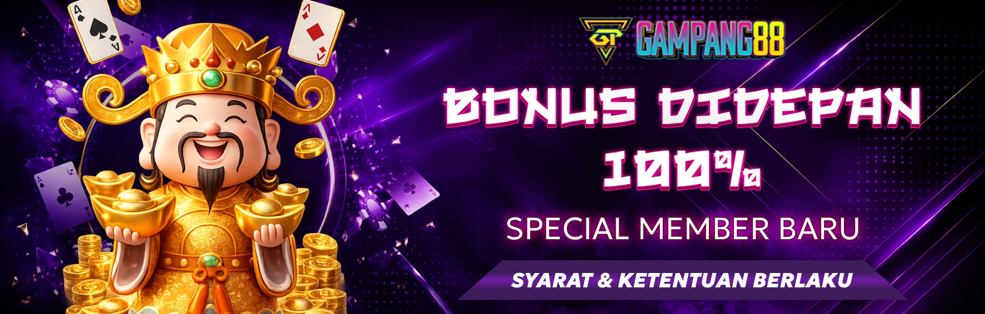 BONUS MEMBER BARU DIDEPAN 100%