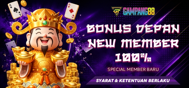 BONUS MEMBER BARU DIDEPAN 100%
