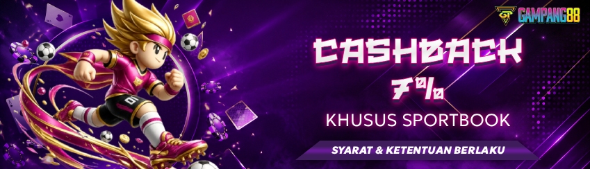 CASHBACK SPORTBOOK 7%